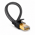 Cable LAN Ethernet 50 Pies | Cat 8 | Black and White